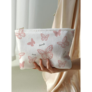 C 27968 Butterfly Fresh Canvas Cosmetic Bag ����С���»��y��
