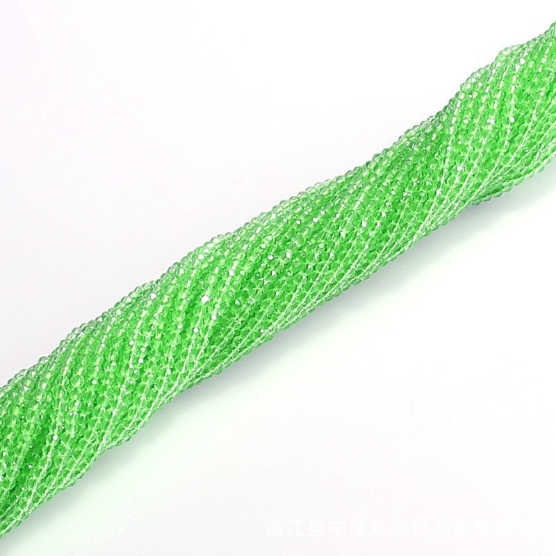 Hilo de algodón aguja súper pequeña Perla de cristal encadenada cuentas vidriadas DIY accesorios de ropa hechos a mano pulsera collar cuentas dispersas accesorios