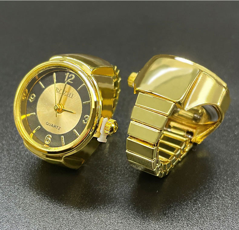 Round Pattern All Seasons Season Unisex Gender Retro, Classic Style Style Retro Classic Style Round Quartz Watch Rings