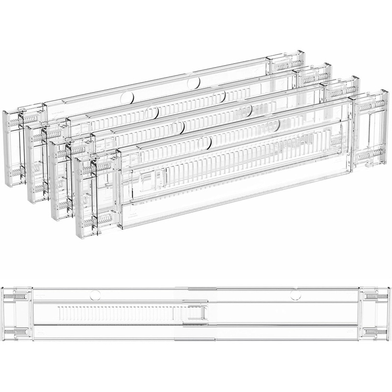 Adjustable Drawer Dividers for Free Combination Wardrobe Underwear and Socks Compartment Box with Telescopic Storage Layered Partitions