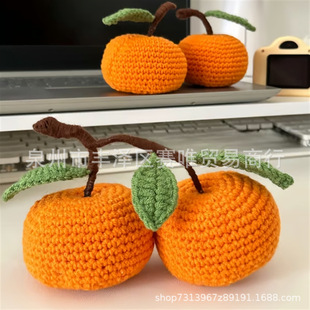 Cross-Border New Hand-Knitted Oranges Hand-Knitted Oranges