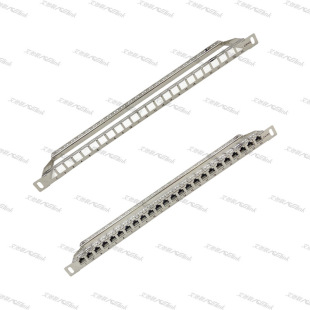 19Ӣ���侀��RJ45�ɲ�ж24��0.5U����������侀�ܼ��ݾW�jģ�K