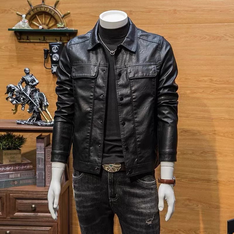 Демисезонная теплая укороченная куртка для отдыха, корейский стиль, Slim fit