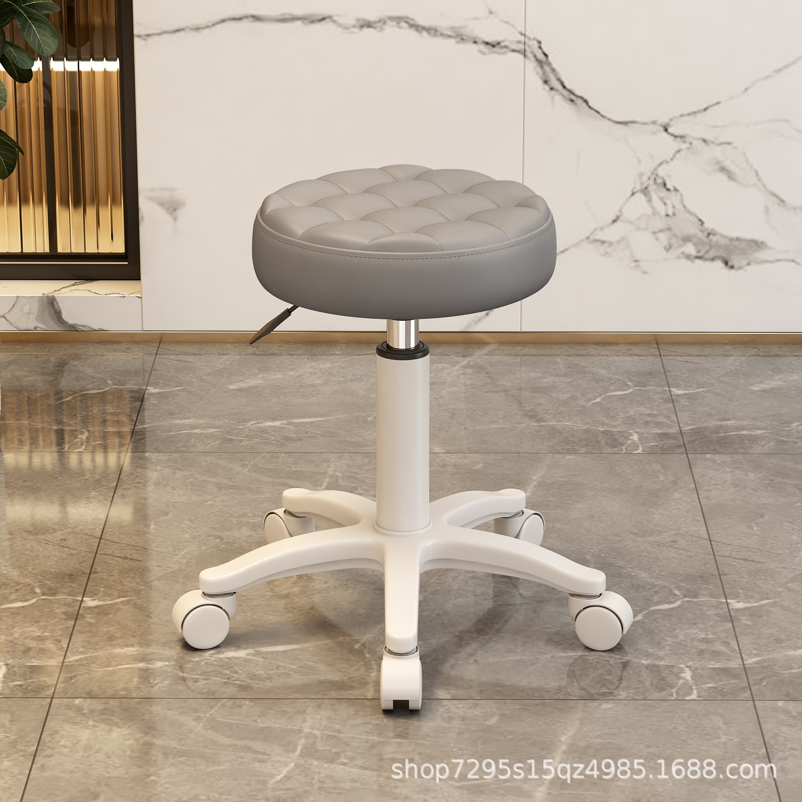 Fábrica directa taburetes de belleza elevación polea rotativa manicuría silla de maquillaje salón de belleza peluquería