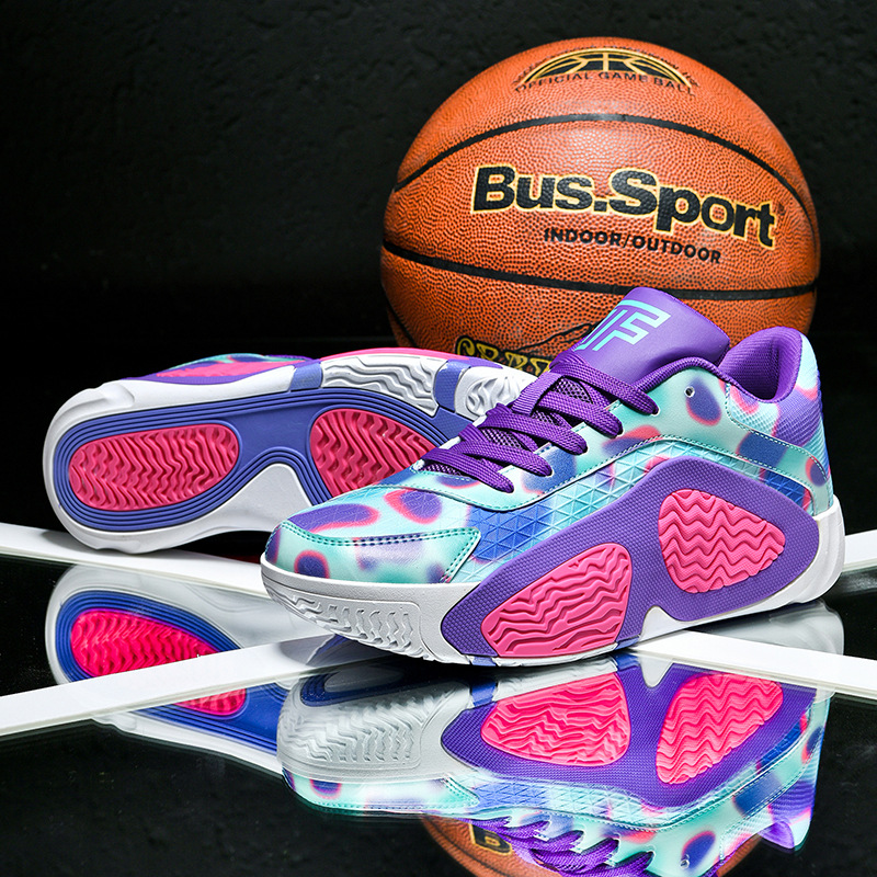 Nuevas zapatillas de baloncesto transfronterizas para hombres zapatos basketball boots para jóvenes estudiantes de primaria y secundaria zapatos deportivos de combate real para hombres