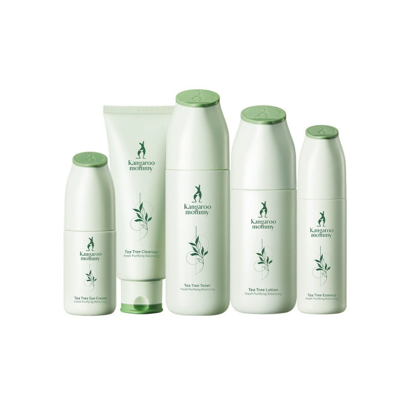 Kangaroo Mommy Kangaroo Kangaroo Mommy Kama Tea Tree Набор по уходу за кожей Водное молоко Водоувлажняющий крем Защитная косметика