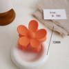 Orange flower hairpin 8cm