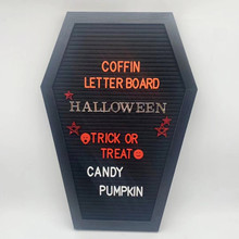 亞馬遜 coffin Felt Letter Board 新款家用裝飾毛氈留言板