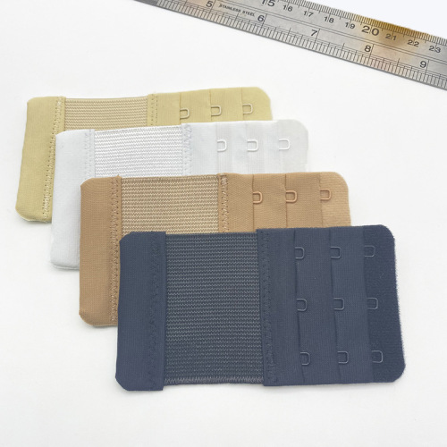 Bra accessories 5.7cm elastic band extension buckle three rows three buckles nylon extension buckle underwear hook buckle distance 1.9cm