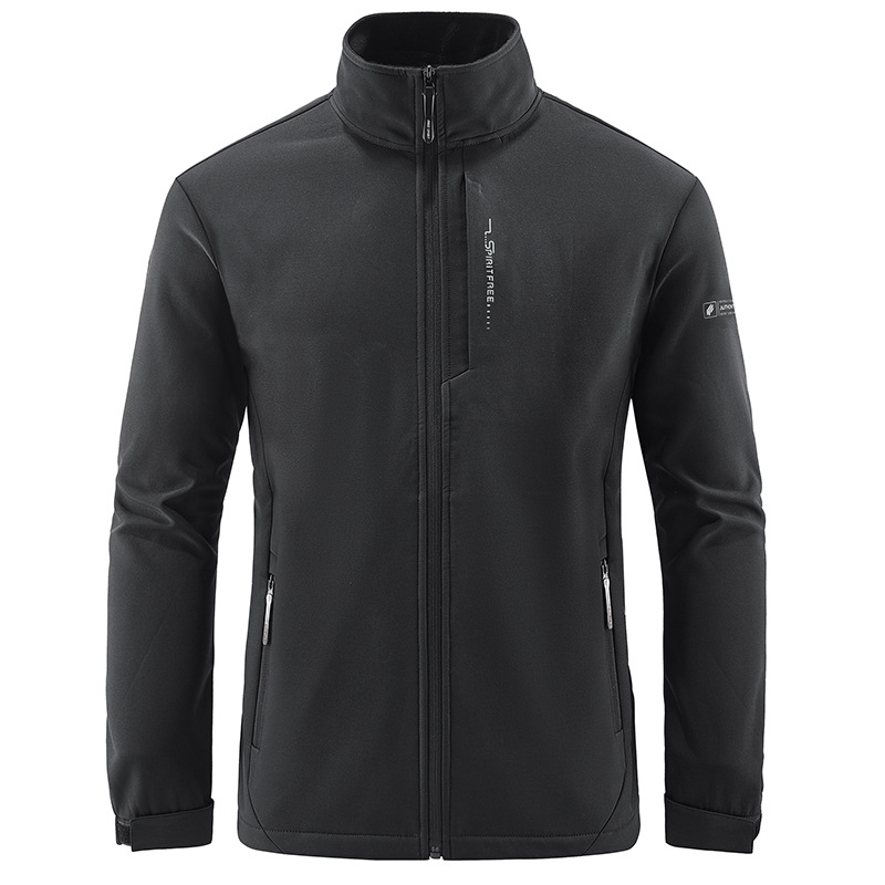 Men's Clothing plus velvet men's autumn and winter dad leisure middle aged and elderly men's thickened coat winter jacket sports_voghion.com