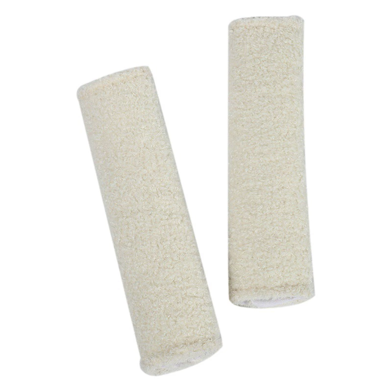 Защита плеч ремня безопасности автомобиля, высококачественная простая бархатная мягкая защита плеч автомобиля из ягненка, противоударная защита плеч автомобиля