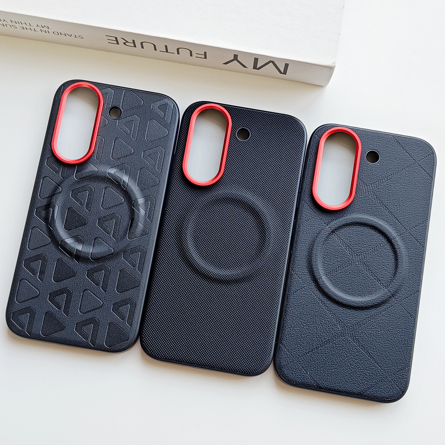 Suitable for Redmi Turbo5max mobile phone case, new magnetic turbo5 plain leather anti-fall POCO X8 Pro protective cover