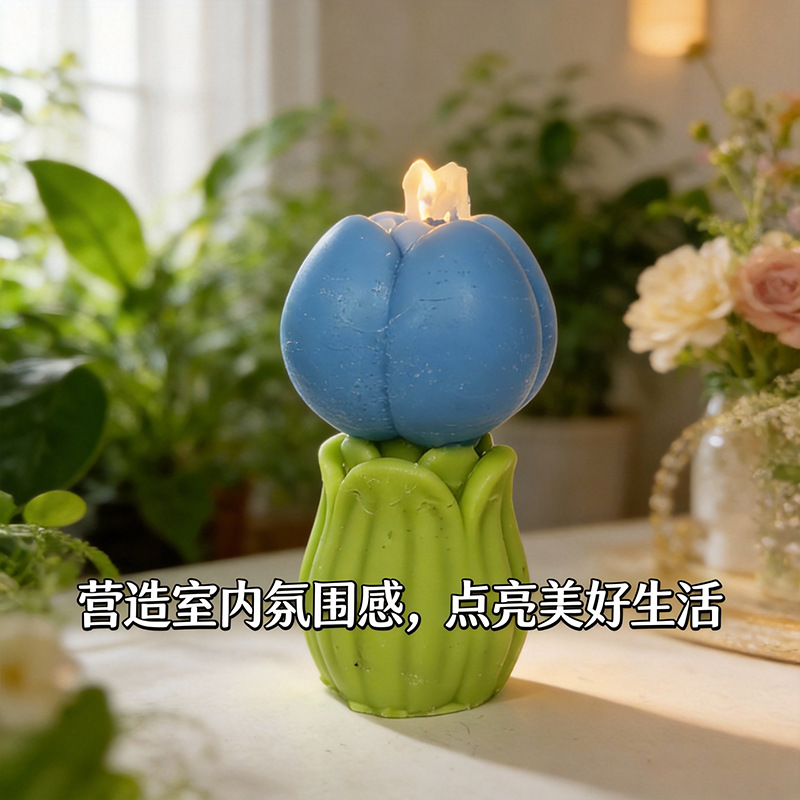 E56494-1小号)花苞蓝(小苍兰)