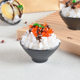 Live broadcast simulation eel sushi rice covered with rice food play food model fun food props pendant accessories