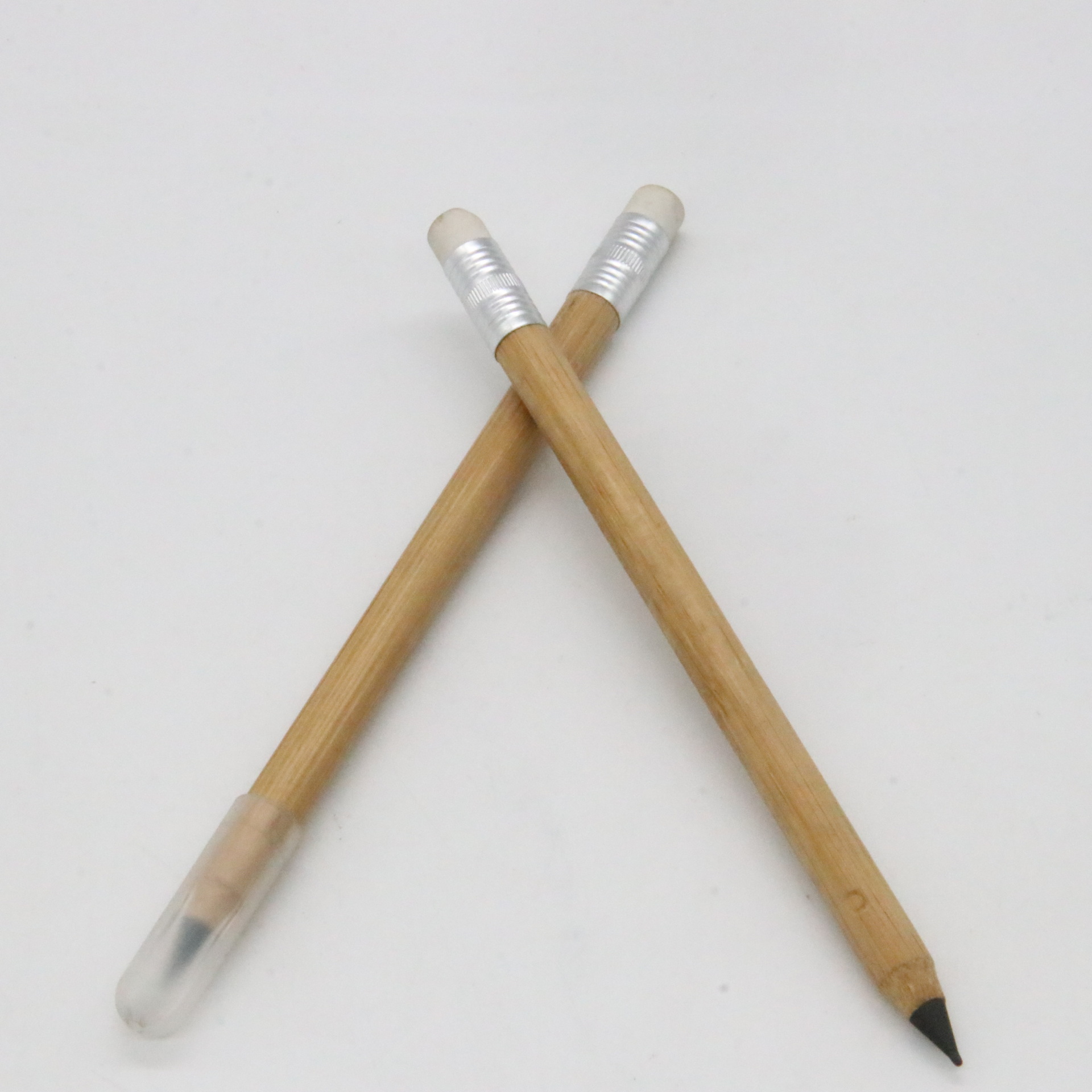 Lápiz de madera de alto aspecto estudiante suministros de oficina de fábrica al por mayor HB lápiz de plomo láser logo