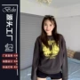 圆领字母定制宽松卫衣