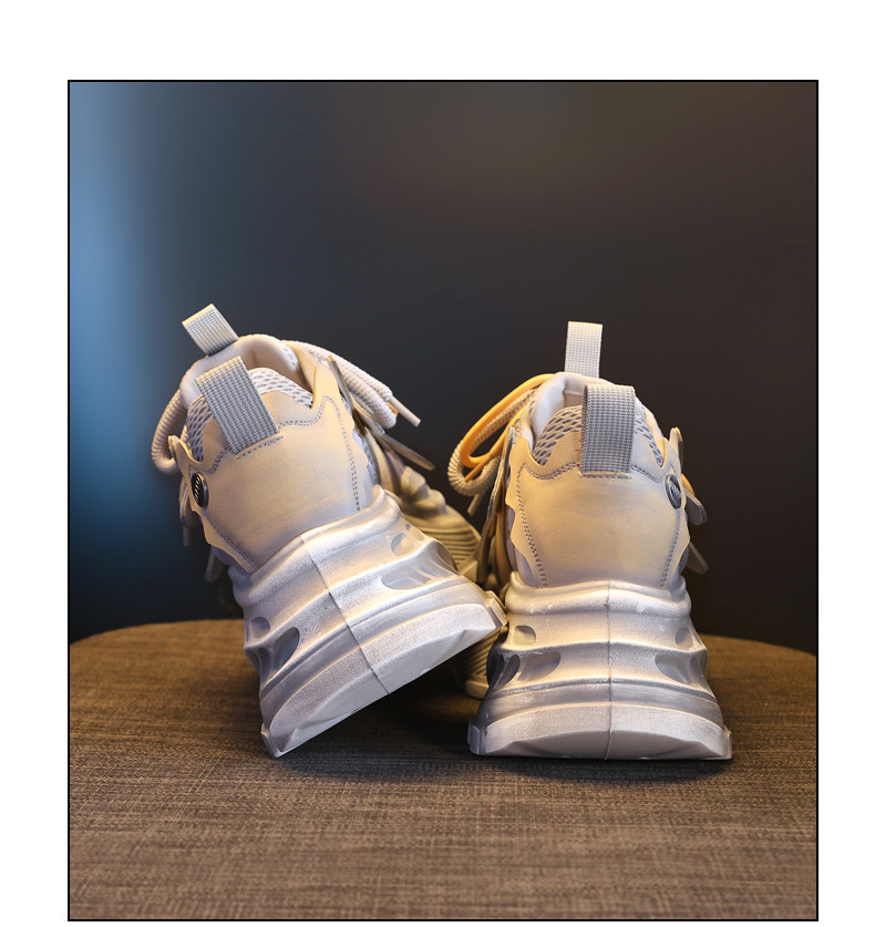 Giày sneaker nữ đế dày chunky lưới thoáng khí tăng chiều cao — màu sắc chi tiết 19