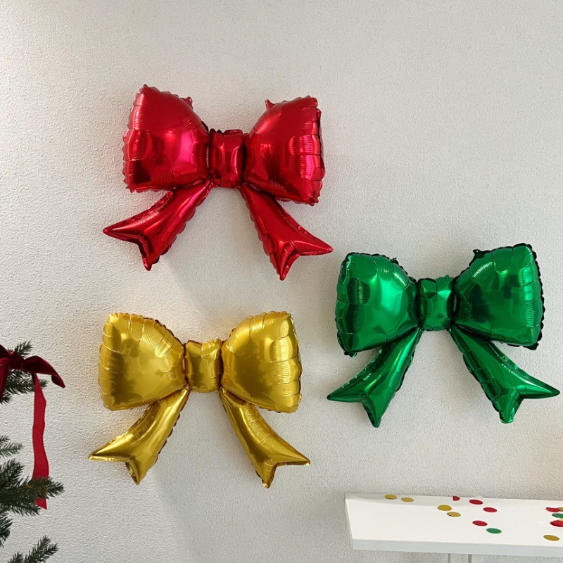 Navidad mini arco de película de aluminio globos paquete de decoración de fotos en línea accesorios de fondo restaurante cafetería