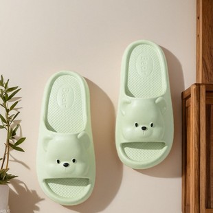 Thick-soled slippers on excrement feeling female summer new couple home not smelly bath non-slip men cool tray cross-border wholesale foreign trade