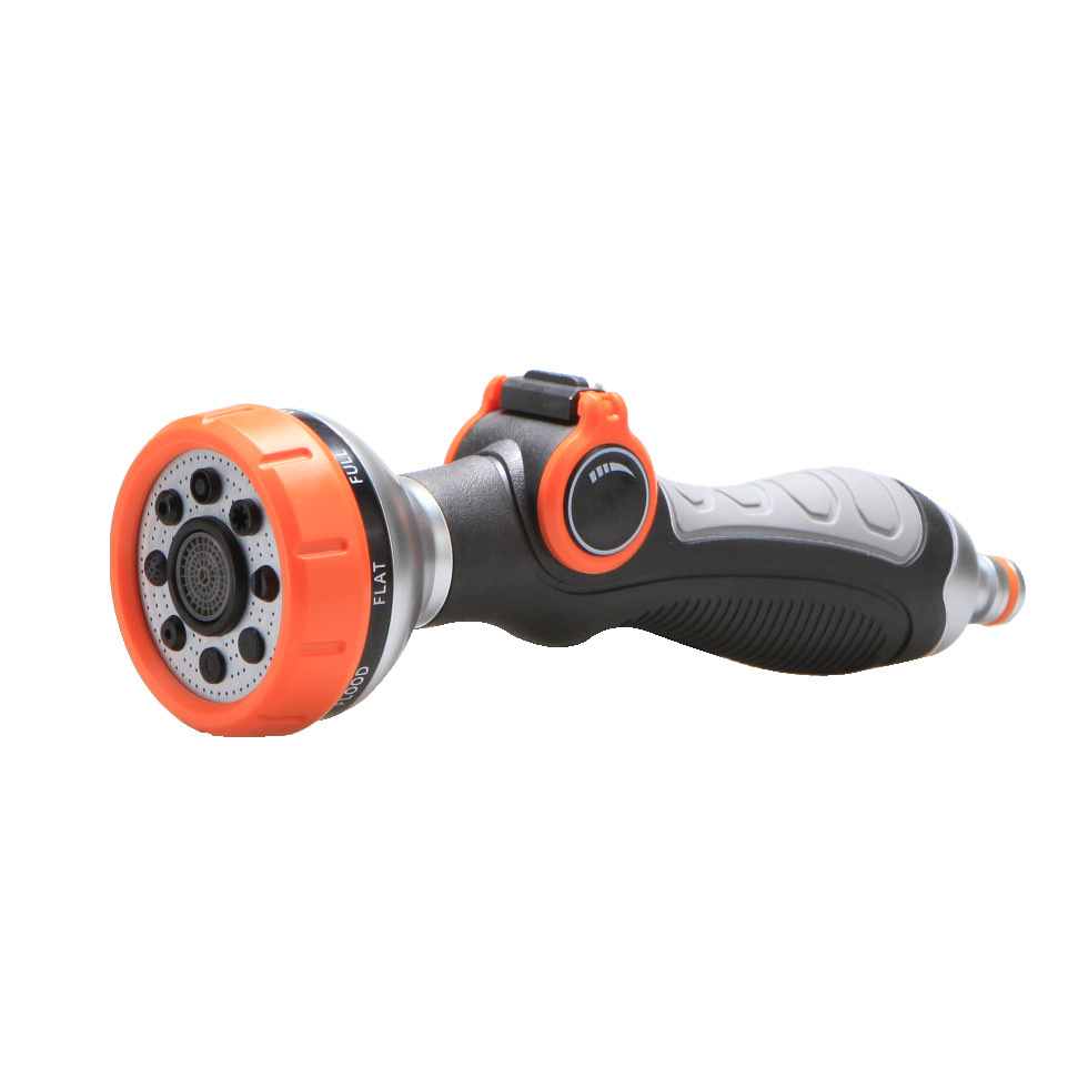 新款多功能园林浇花园艺浇水水枪喷头 跨境园林工具花园水管花洒