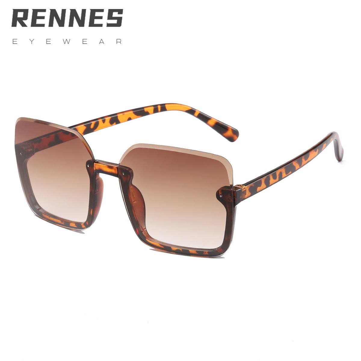 2021 nueva moda ins Internet Celebrity gafas de sol ligeras y cómodas gafas de sol simples de la calle de las mujeres gafas de sol