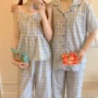 韩国夏季女士少女家居服