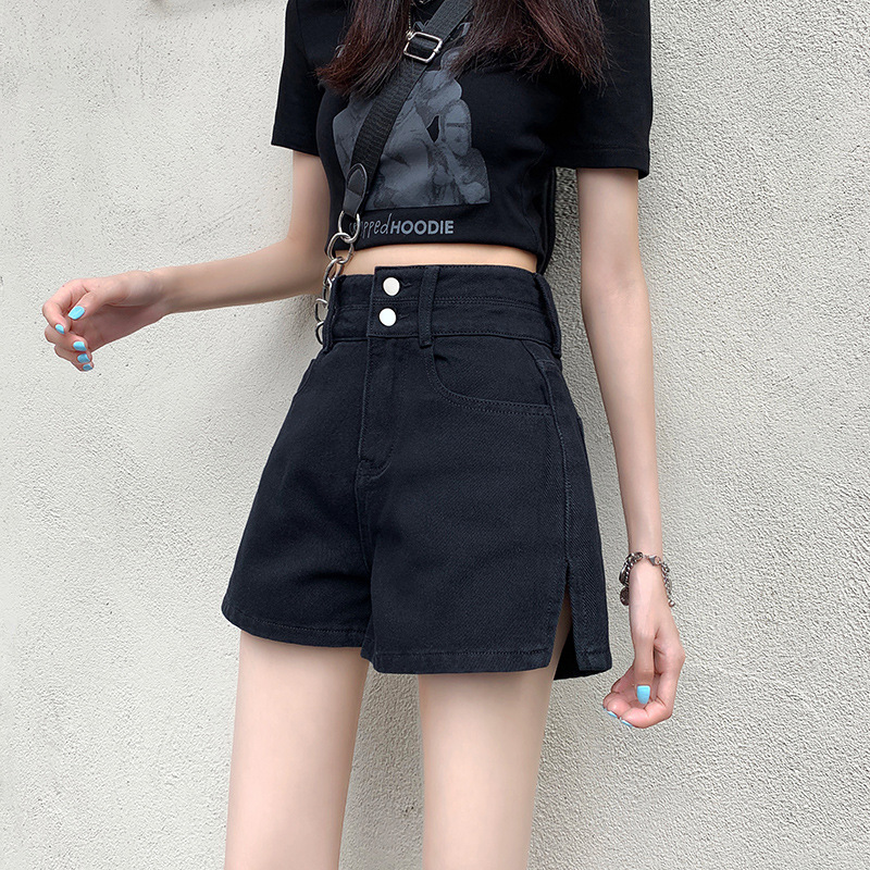 颜色01103黑色开叉双扣