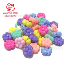 亚克力彩色胖嘟嘟樱花19mm糖果色大星星DIY手工饰品手机链挂件