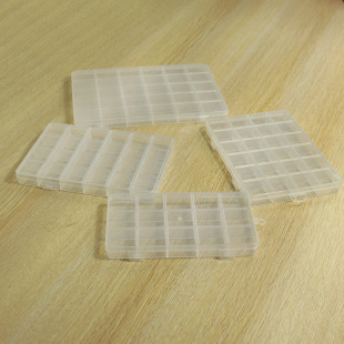 Card Slot with Lid Box 10-pack 15-pack 28-pack Nail Jewelry Storage Box Multi-size Bead Dust-proof Split Box
