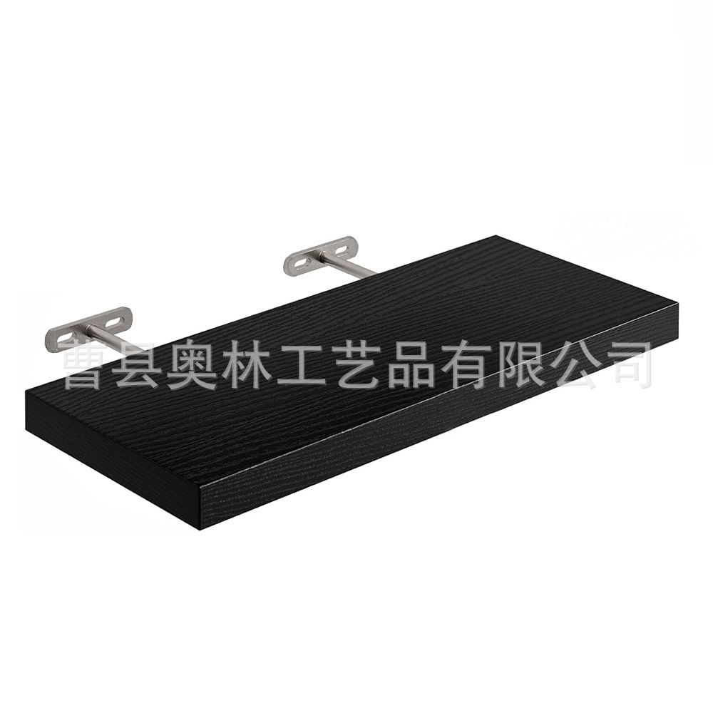 Estante de pared de madera de estilo rústico Estante de almacenamiento de partición flotante montado en la pared Estante de almacenamiento y acabado Floating Shelves