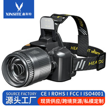 戶外新款仿真照相機燈強光照明頭戴燈夜間釣魚燈夜釣燈戶外夜跑燈