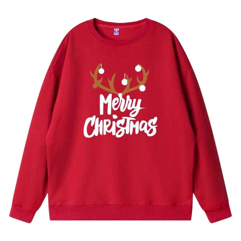 Otoño e Invierno Terry suéter ropa de padre-hijo una familia de tres o cuatro madre-hija padre-hijo Año Nuevo rojo Año Nuevo saludo ropa completa decoración del hogar