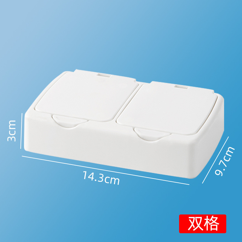 Creativa pequeña caja de almacenamiento palillo de dientes hisopo de algodón aguja e hilo de almacenamiento tubo botón joyería anillo de cuero banda de goma caja de organización de almacenamiento