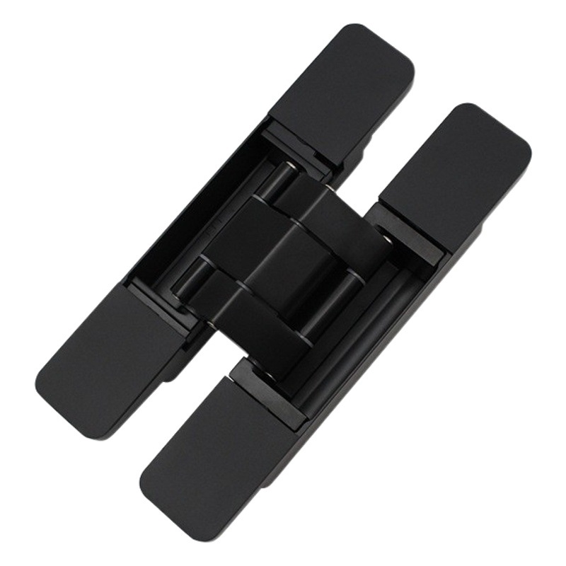 Puerta invisible, bisagra tridimensional ajustable oculta, bisagra cuadrada de estilo europeo H, bisagra oscura, puerta de madera maciza, bisagra cruzada, bisagra de puerta oscura