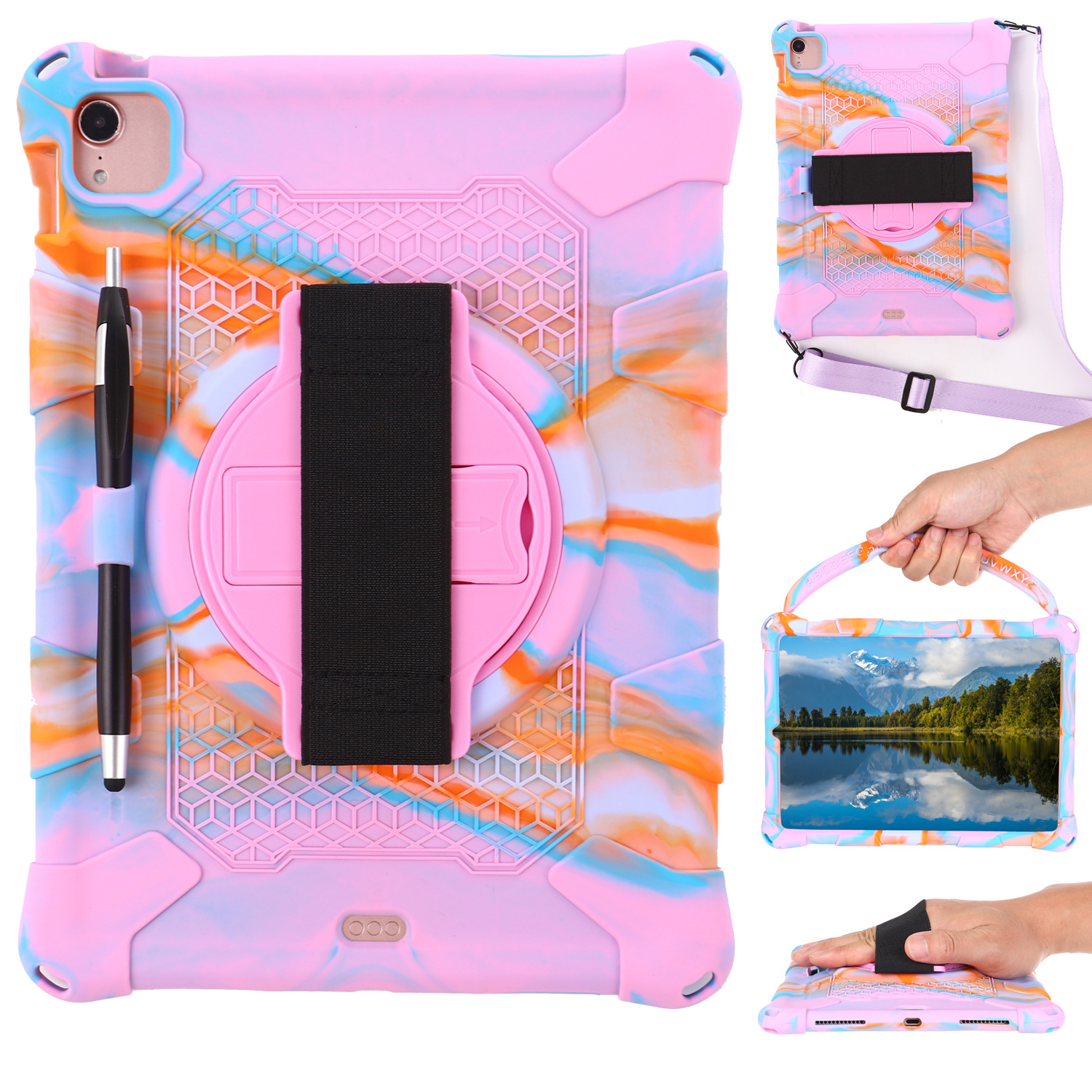 Suitable for new IPAD 10th 10.9 inch tablet computer protective case portable thick anti-drop silicone case