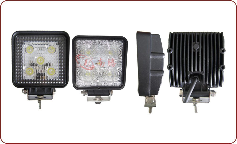 Luz de trabajo LED cuadrada de 4 pulgadas y 15W, foco para coche, luz para vehículos todoterreno, reflector ultrabrillante de 15W 35W.