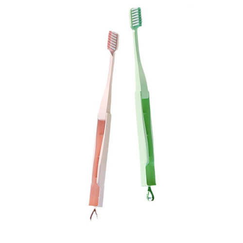 Jacquarin Portable Travel Soft Bristle Folding Toothbrush Household Adult Daily Necessities Cleaning Source Wholesale Delivery