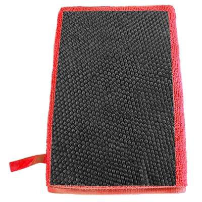 Car cleaning tools – Mud Gloves, Pad - polka-dot-mud-gloves-red