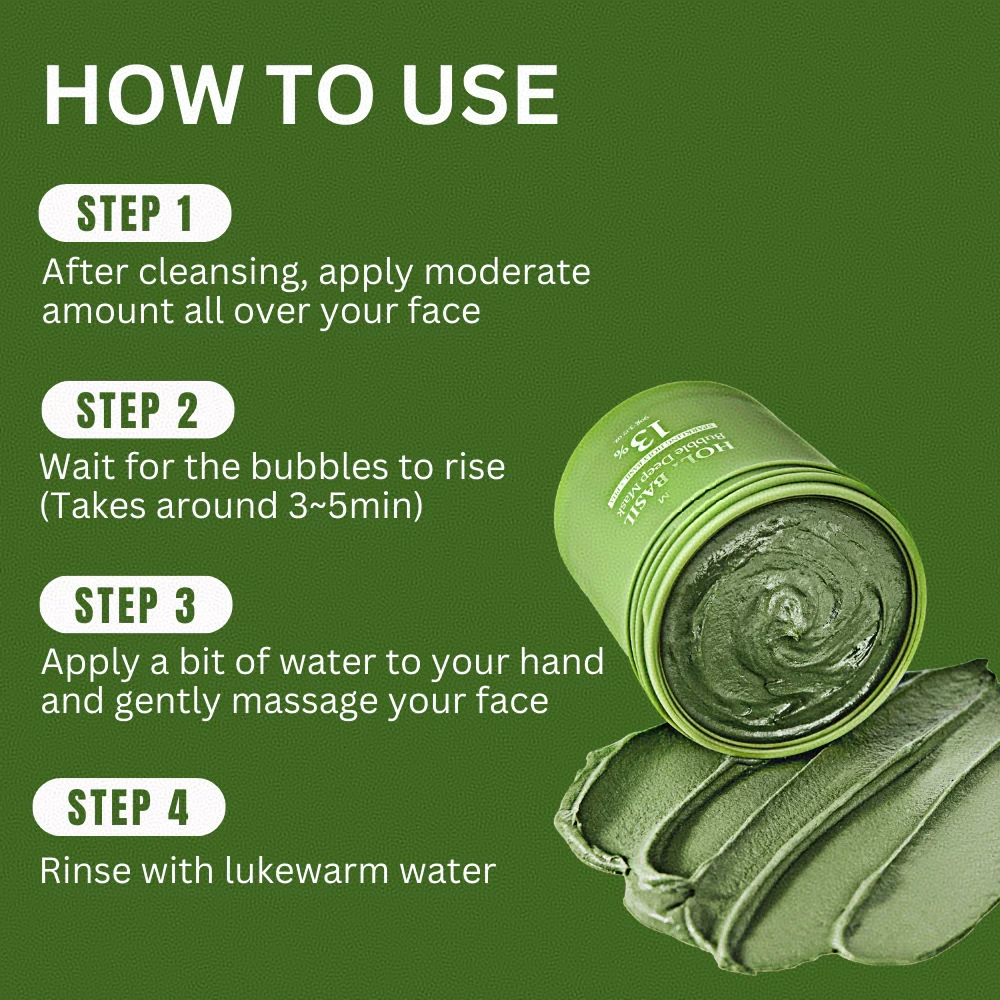 Граничной границы горячий товар Святой базилик пузырьковая маска для удаления черных точек