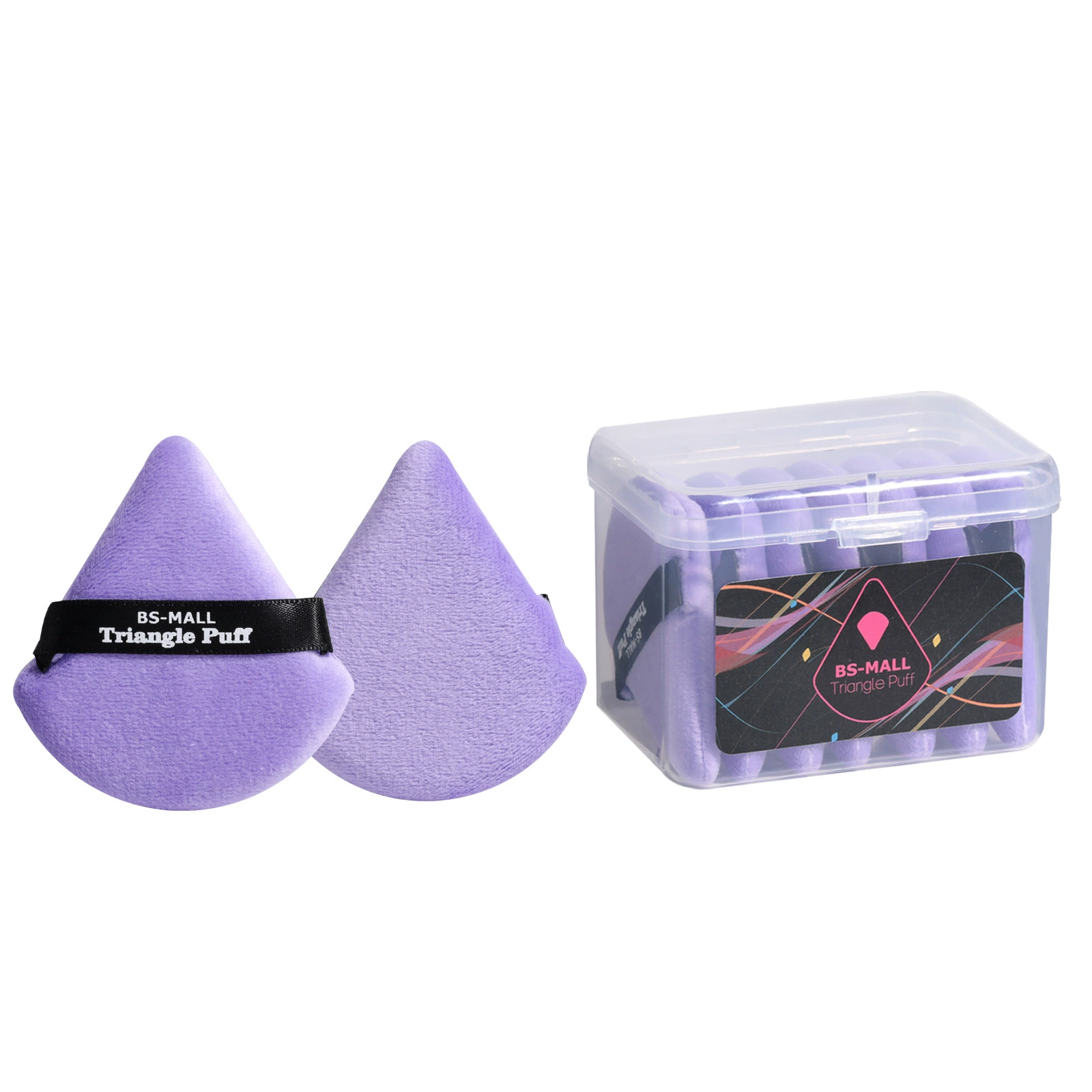Triangle Makeup Sponge Puff, Increased Thickness, For Foundation & Loose Powder, Single