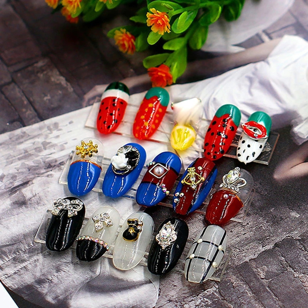 Transparent stand for manicure