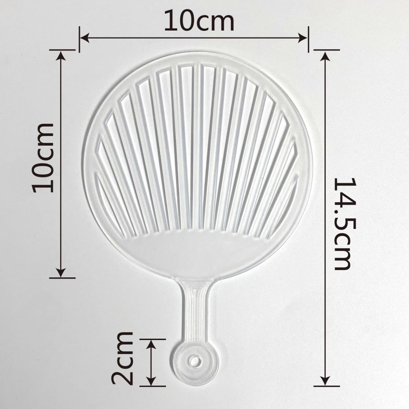 Mini King Fan translucent 10*14.5