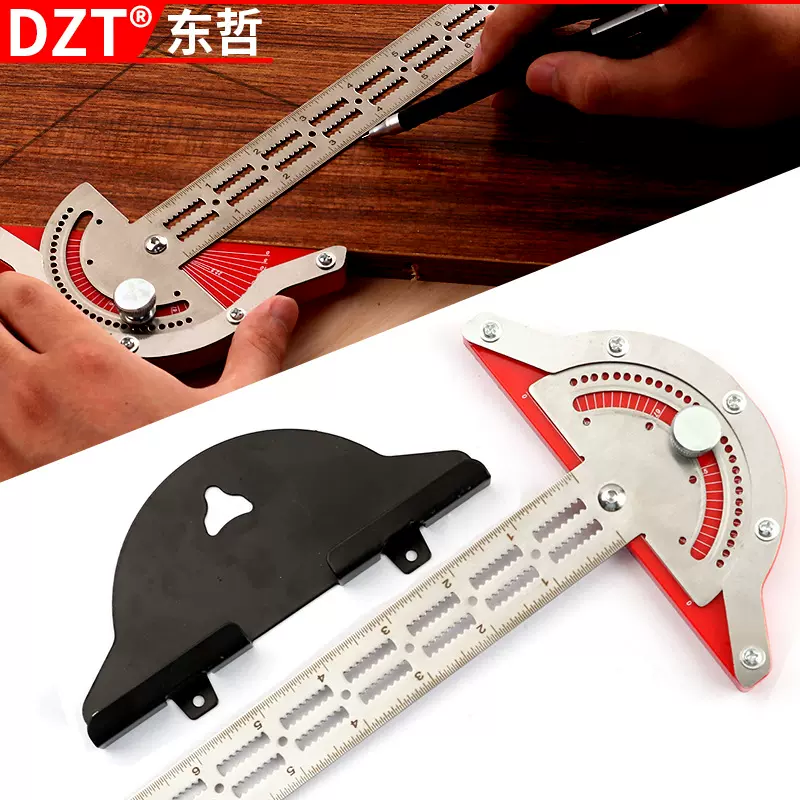 热销木工边尺Woodworkers Edge Rule边缘量规量尺刻度尺塑料卡尺