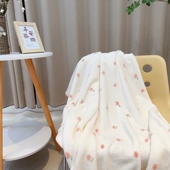 Ins風アニメ小清新毛布フランネル毛布学生寮エアコン家庭ソファー保温薄い毛布