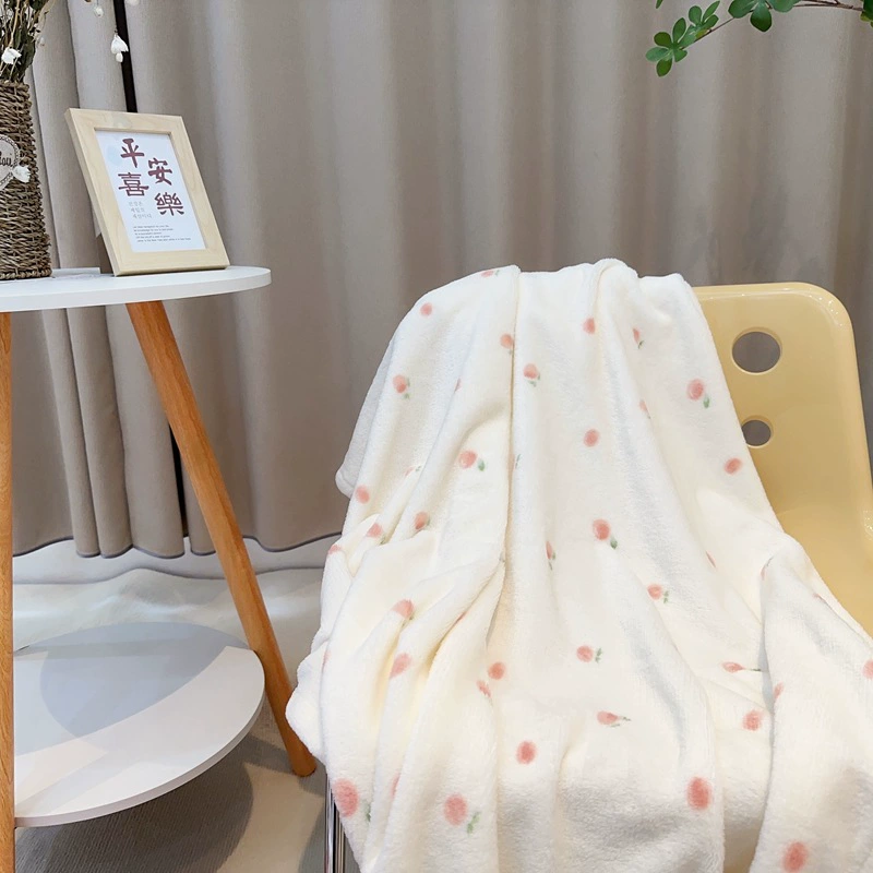 Ins стиль мультфильм свежее одеяло фланелевое одеяло студенческое общежитие кондиционер домашний диван теплое тонкое одеяло