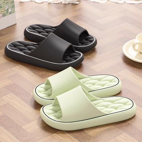 EVA lightweight soft-soled slippers for women, summer indoor home use 2025, bathroom anti-slip massage flip-flops for men