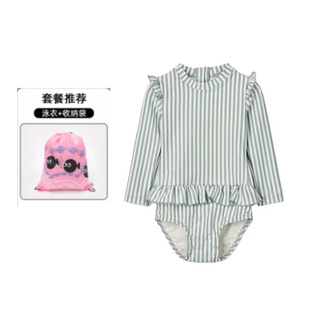 Niños trajes de baño de manga larga de secado rápido para niñas nuevas niñas lindas trajes de baño al por mayor
