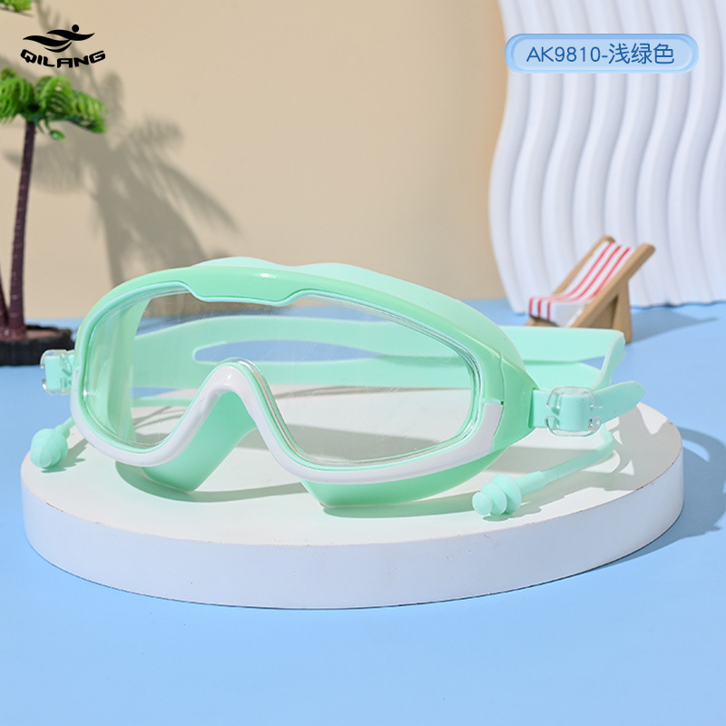 Gafas de Natación de Marco Grande para Niños de PC Antivaho para Natación