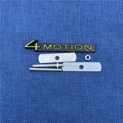 car emblem, rear side decoration – Car logo - standard-four-wheel-drive-badge-gold-black-grille