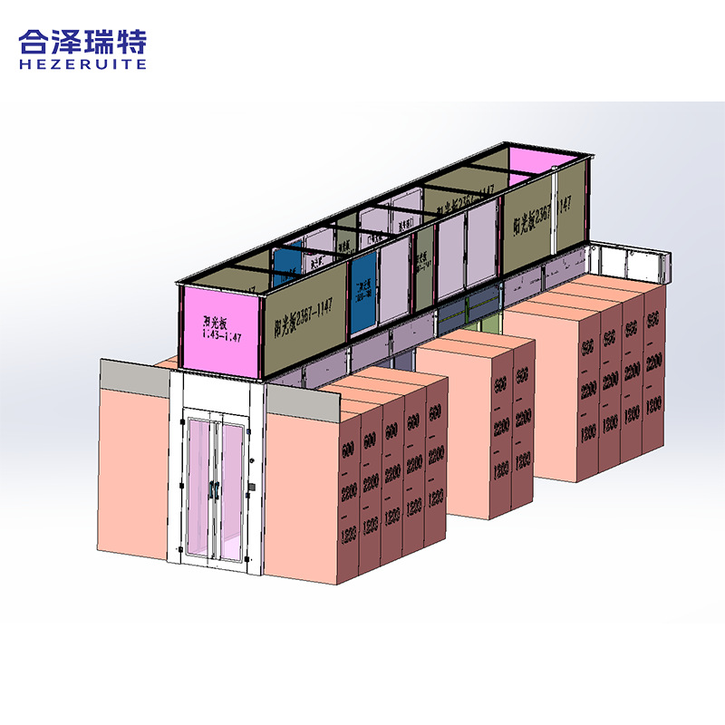 冷热通道封闭组件 数据中心机房 单排双排微模块
